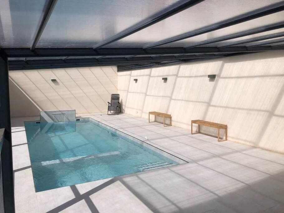 Alojamiento El Pez Casa Con Piscina Climatizada Villafranca de los Caballeros Ngoại thất bức ảnh