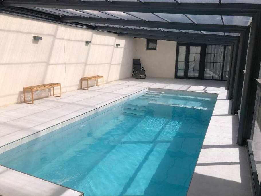 Alojamiento El Pez Casa Con Piscina Climatizada Villafranca de los Caballeros Ngoại thất bức ảnh